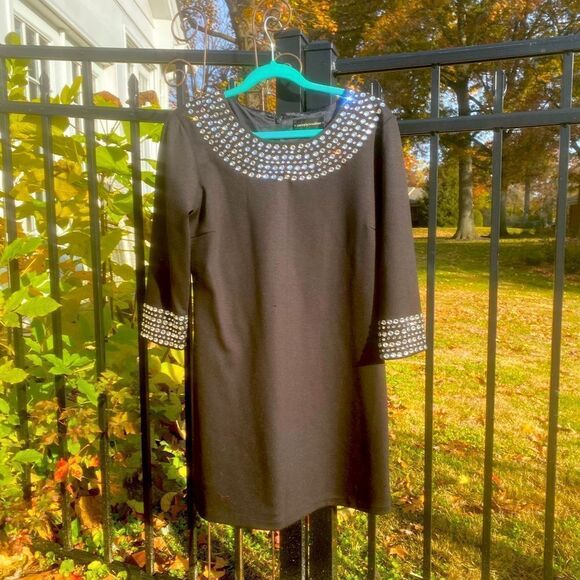 Corey Lynn Calter Crystal Beaded Dress - Picture 1 of 7